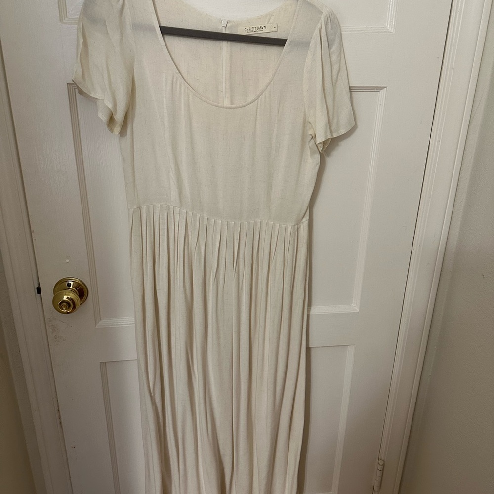 SOLD OUT Christy Dawn Scarlet Dress Egg White - Picture 5 of 11
